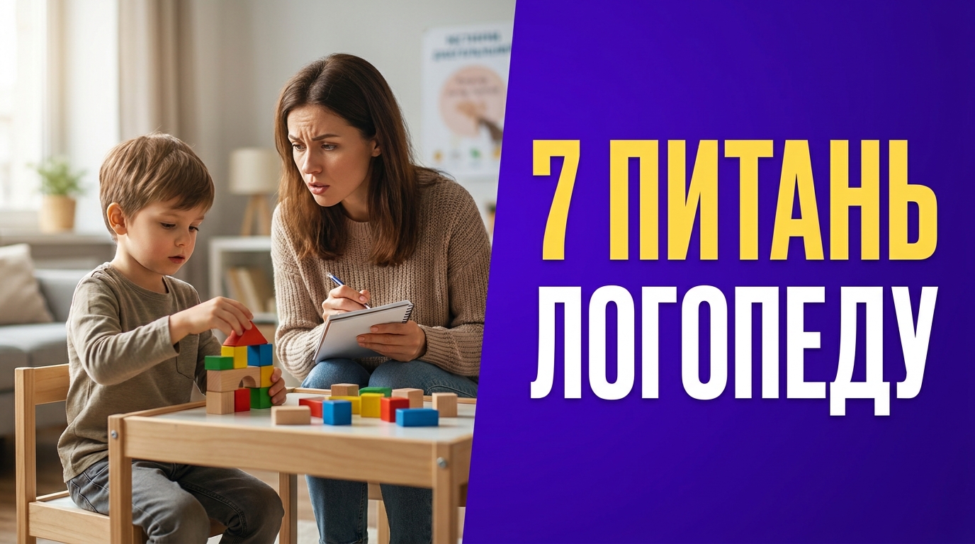 Як обрати логопеда: 7 питань, які варто поставити на першій зустрічі